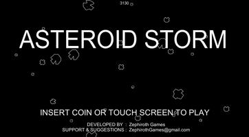Asteroid Storm FREE plakat