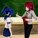 Anime Kız Sanal Okul Hayatı APK