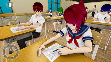 Anime Girl School Teacher 3D poster