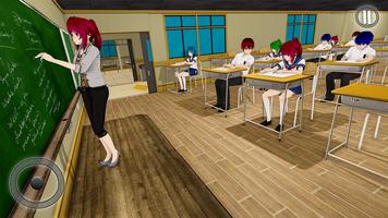 Anime Girl School Teacher 3D screenshot 1