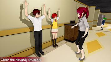 Anime Girl School Teacher 3D screenshot 2