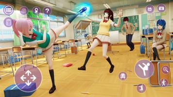 YUMI हाई स्कूल सिम्युलेटर 3D स्क्रीनशॉट 2