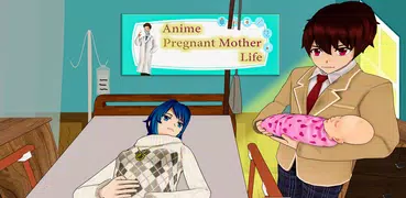 Anime Mãe Gravidez vida