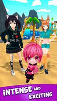 Anime Subway Police Runner 3D постер