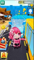 Anime Subway Police Runner 3D скриншот 3