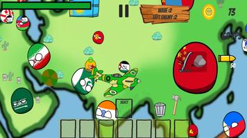 CountryBall Wars : Survival Affiche