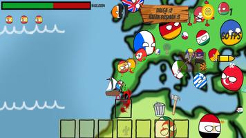 CountryBall Wars : Survival ภาพหน้าจอ 1