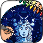 Astrología para colorear icon