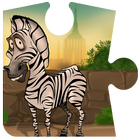 Zoo Animals-Children Puzzles آئیکن