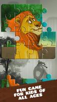 동물원의 동물 – 퍼즐게임 아이들을위한 포스터