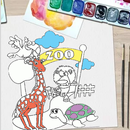 Desenhos para colorir Zoo - GRÁTIS APK