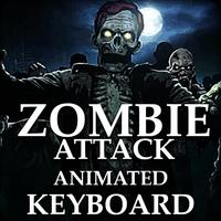 Zombie Attack Keyboard Affiche