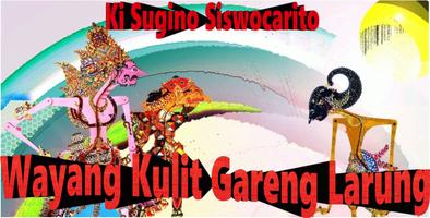 Gareng Larung Wayang Kulit Affiche