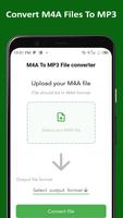 M4A To MP3 Converter - MA4 MP3 capture d'écran 1