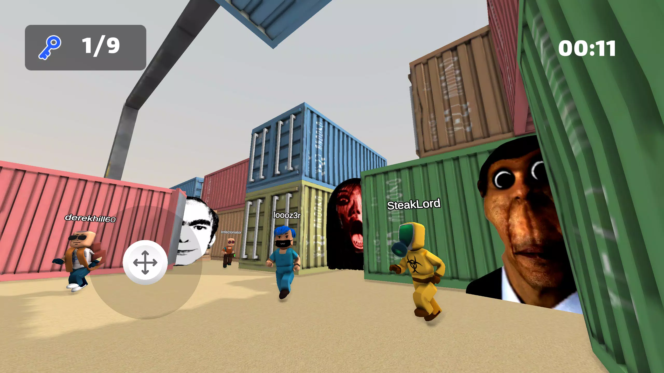 Nextbots Obunga Chase Rooms - Gameplay Walkthrough Part 2 Blue  King,Void,Padgy,Shakky,Selene,Ducky 