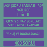 AÖF İngilizce Çıkmış Sorular İnternetsiz Test Çöz
