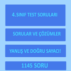 4.Sınıf Tüm Dersler Test Çöz icono