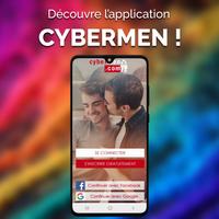 CYBERMEN App de Rencontre Gay Affiche