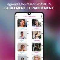 AMITIÉ Tchat et Rencontre Amis اسکرین شاٹ 1