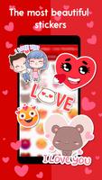 WAStickerApps - Love stickers  स्क्रीनशॉट 3