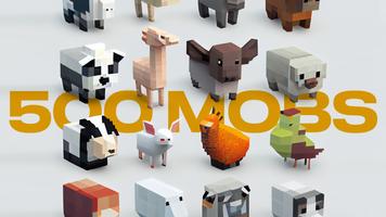 500 Mobs Mod Minecraft โปสเตอร์