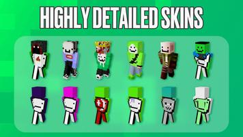 Dream Skins for Minecraft MCPE ảnh chụp màn hình 3