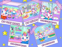 Mini Town: Unicorn Home اسکرین شاٹ 2