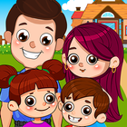 Mini town : home family game icon