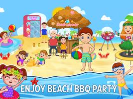 Mini Town: Beach Games পোস্টার