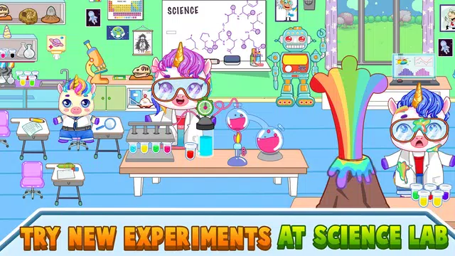 Screenshot 2 for Mini Town: My Unicorn School