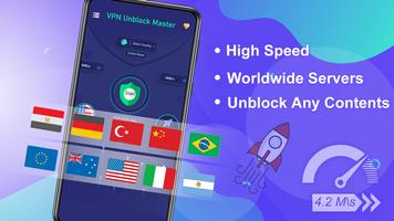 VPN Unblock Master – Unblock Proxy VPN Browser plakat