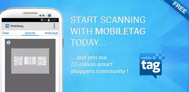 Mobiletag QRCodes Scanner & pr