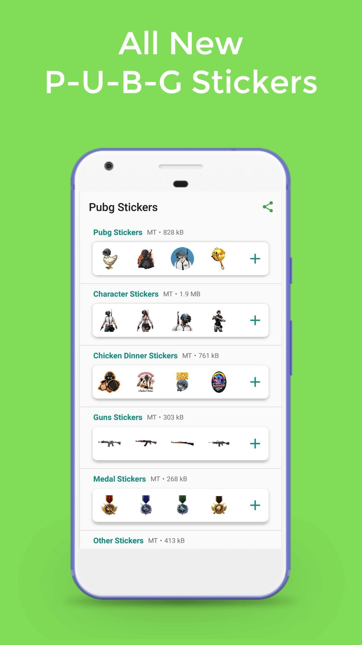 P U B G Sticker For Whatsapp For Android Apk Download