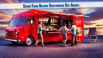 Food Truck Driver - Cafe Truck Plakat