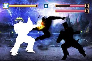 Superhero Fighting Shadow Warr постер