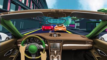 Race Car in Extreme Traffic : Car Racing Game اسکرین شاٹ 1