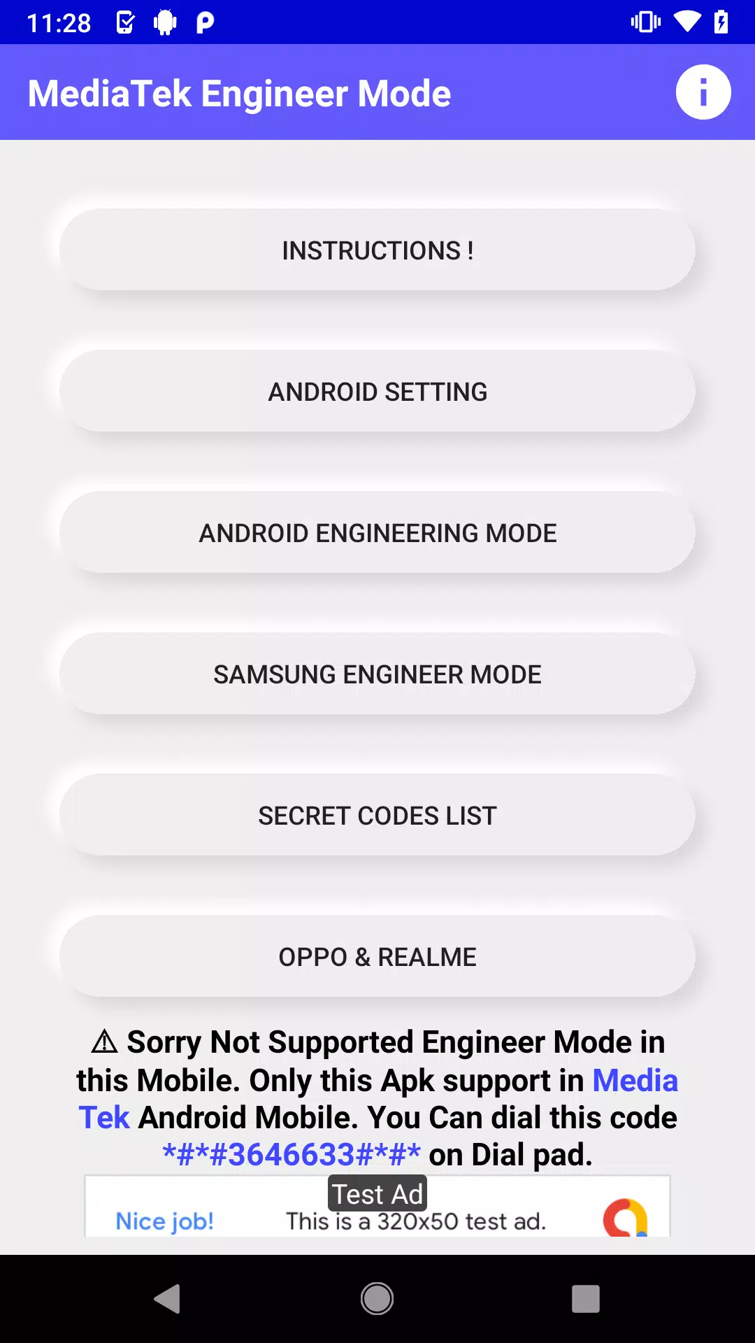 Mtk Engineer Mode APK For Android Download