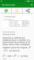 1000+ Maths Formulas screenshot 2
