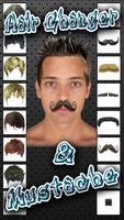 Changer cheveux et moustache Affiche