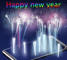 Frohes neues Jahr Happy New Year 2021 Plakat