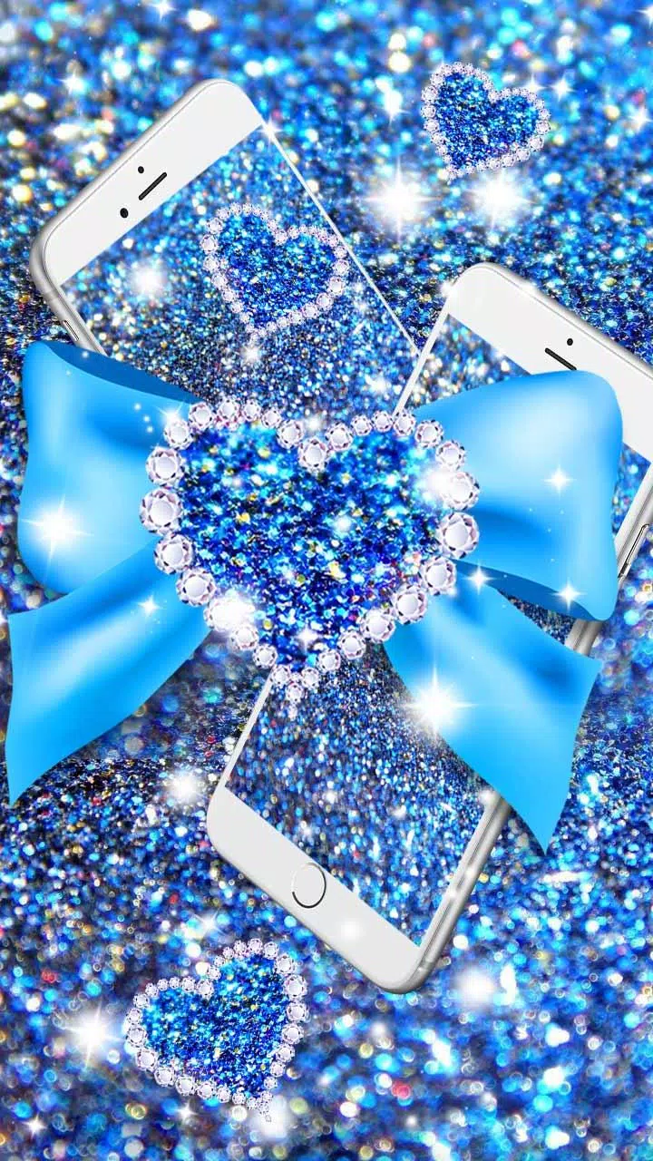 Tải xuống APK hình nền sống kim cương xanh tình yêu cho Android