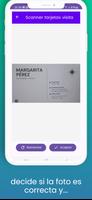 Escaner de tarjetas de visita captura de pantalla 3