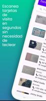 Escaner de tarjetas de visita Poster