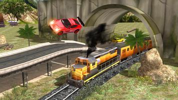 Train vs Car Racing 2 Player imagem de tela 2