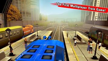 Train Racing Games 3D 2 Player পোস্টার