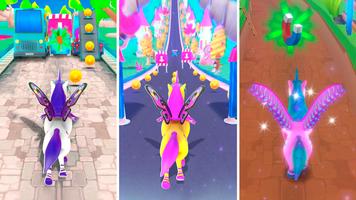 Einhorn Spiele: Spaß Laufspiel Screenshot 2