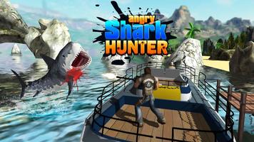Poster Angry Shark Hunter