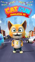 Cat Run Simulator 3D Poster