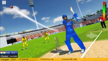 Cricket Championship League 3D capture d'écran 1
