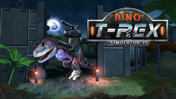 Dino T-Rex Simulator 3D पोस्टर